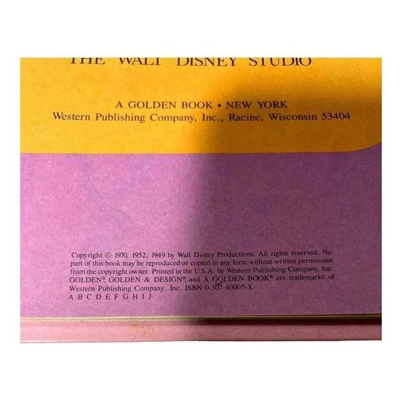 Walt Disney Three Golden Book FAVORITES-vintage-Super Rare c.1970-Nice Condition - Picture 7 of 9